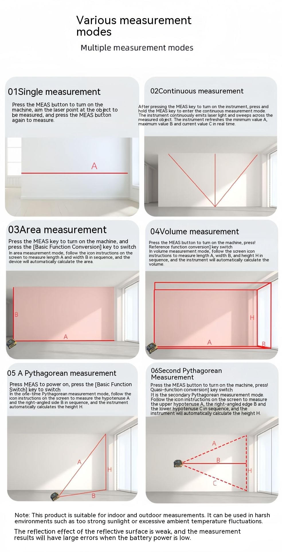 Laser Ruler 3-In-1